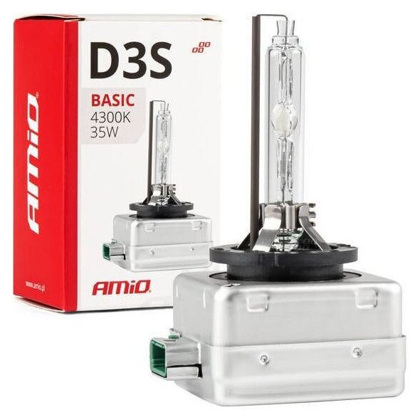 AMiO Żarówka ksenonowa żarnik xenon D3S 35W 4300K AMiO BASIC AMIO-02947