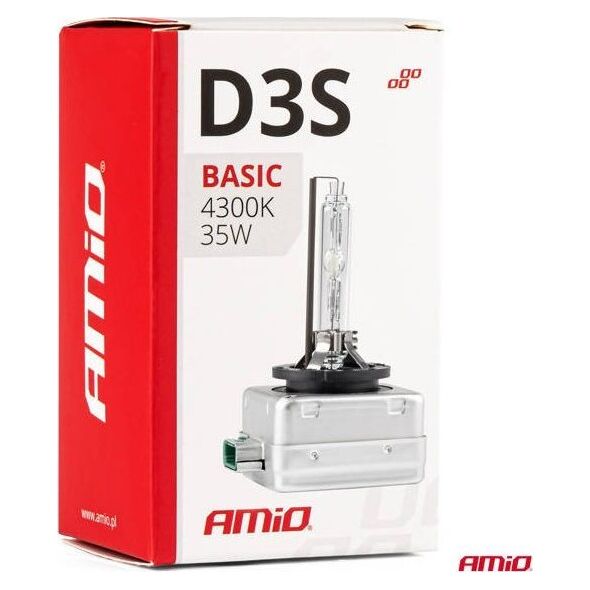 AMiO Żarówka ksenonowa żarnik xenon D3S 35W 4300K AMiO BASIC AMIO-02947