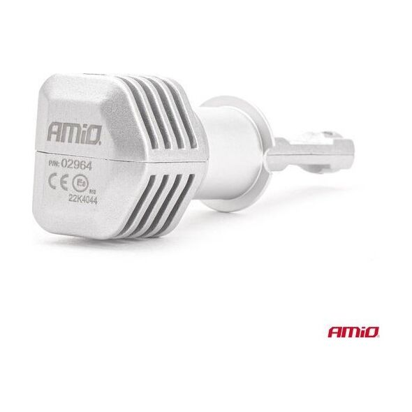 AMiO Żarówki samochodowe LED seria X1 H3 6500K Canbus AMIO-02964
