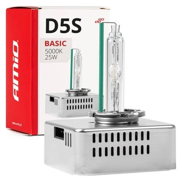 AMiO Żarówka żarnik xenon D5S 5000K AMIO-02941