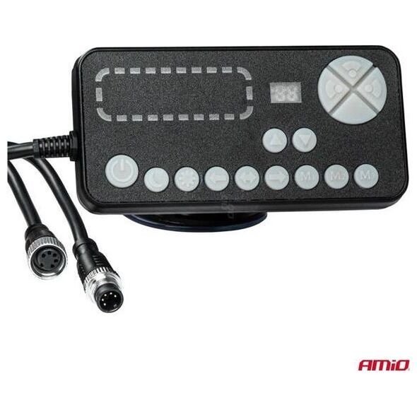 AMiO Belka ostrzegawcza LED 51 funkcji 137cm homologacja R65 R10 12-24V AMIO-03345