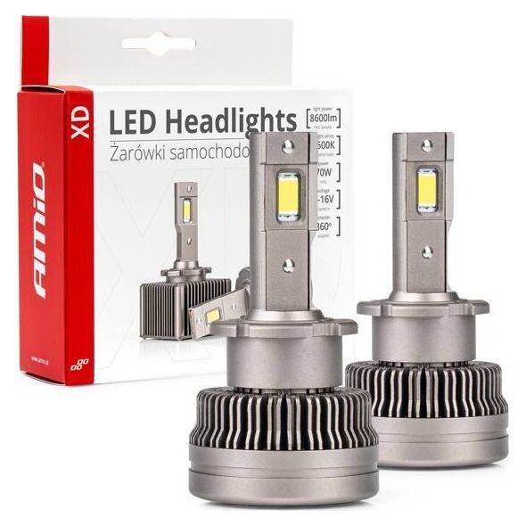 AMiO Żarówki żarniki LED seria XD D4S D4R 6500K Canbus AMIO-03313