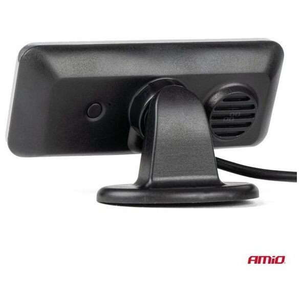 AMiO Czujniki parkowania cofania srebrne LED 3D AMIO-03187