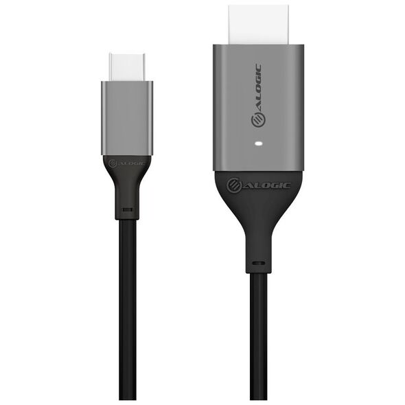 Alogic Alogic USB C Adapterkabel Typ C -HDMI  M/M 4k 60 Hz  1m,  gr