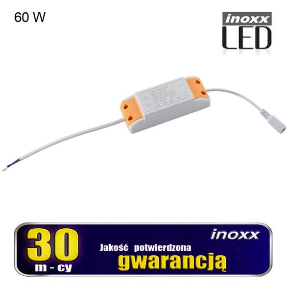 Nvox Zasilacz led 60w do paneli sufitowych 60x60 120x30