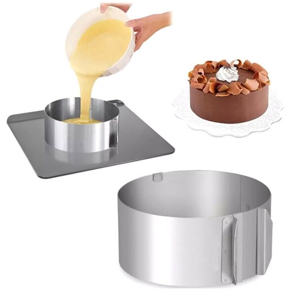 ATL AG858A Regulowany rant do pieczenia 12cm