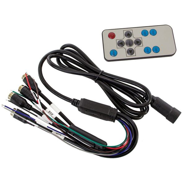 Nvox Monitor samochodowy lub wolnostojący LCD 10cali cali z obsługa do 4 kamer 4PIN 12V 24V... (NVOX