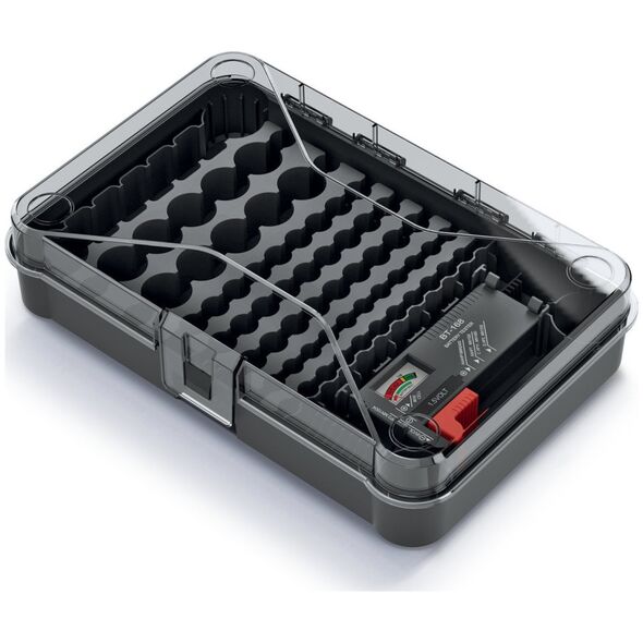 Prosperplast Organizer na baterie z testerem baterii Kistenberg Battery Box KBBT