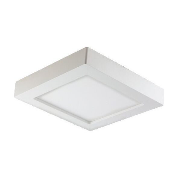 Orno LETI LED 12W, oprawa typu downlight, natynkowa, kwadratowa, 800lm, 3000K, biała, wbudowany zasilacz LED