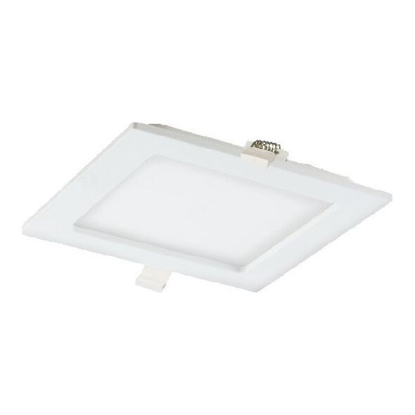 Orno AKMAN LED 18W, oprawa typu downlight, podtynkowa, kwadratowa, 1500lm, 3000K, biała, wbudowany zasilacz LED