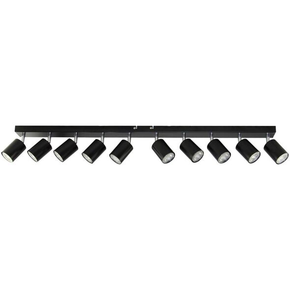 Lampa sufitowa Orno DOA oprawa ścienno-sufitowa, moc max. 10x50W, GU10, IP20, czarna