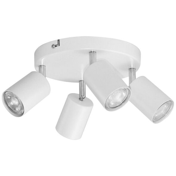 Lampa sufitowa Orno Rino SP 4, oprawa ścienno-sufitowa, GU10 max. 4x50W, IP20, biała