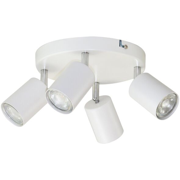 Lampa sufitowa Orno Rino SP 4, oprawa ścienno-sufitowa, GU10 max. 4x50W, IP20, biała