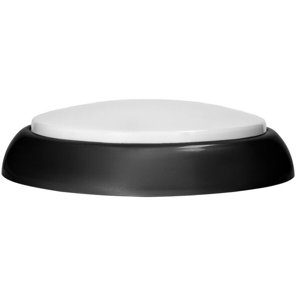 Orno KOKO oprawa 2xE27 z mikrofalowym czujnikiem ruchu, 2x40W, czarna-polipropylen, klosz matowy-poliwęglan, IP44, IK10