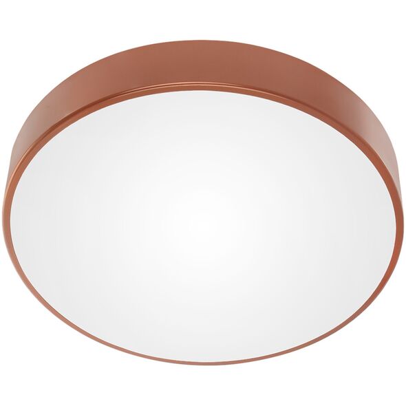 Lampa sufitowa Orno OVO plafon 4xE27, 4x24W, miedziana stal, klosz szklany matowy, IP20,? 500