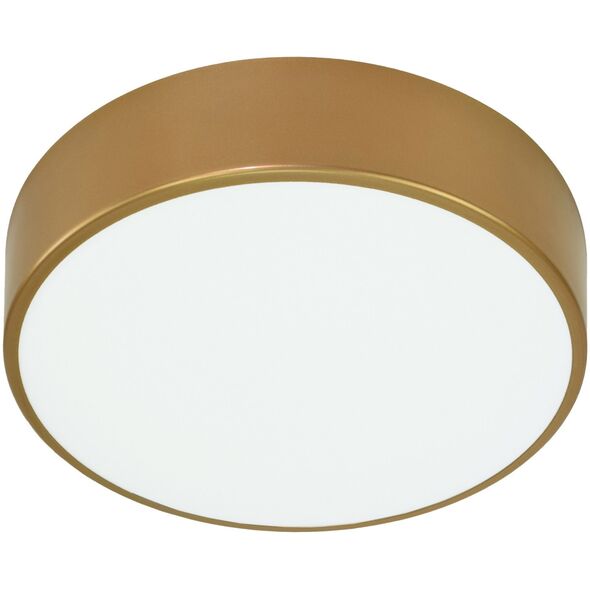 Lampa sufitowa Orno OVO plafon 6xE27, 6x24W, złota stal, klosz szklany matowy, IP20, ? 800