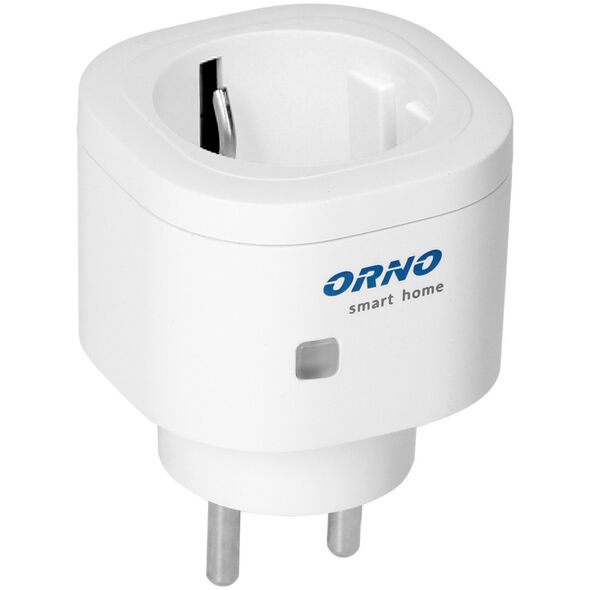 Orno Gniazdo centralne sterowane bezprzewodowo Wi-Fi, z nadajnikiem radiowym, ORNO Smart Home, Schuko