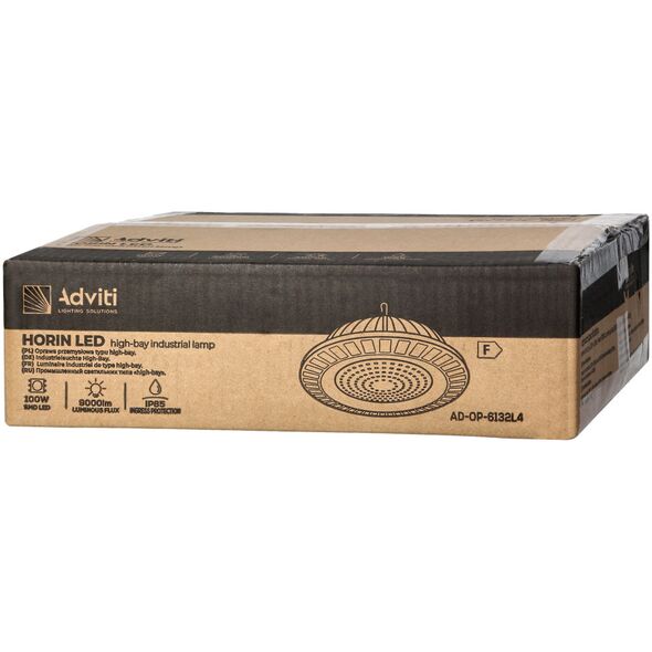 Orno HORIN LED 100W oprawa typu highbay, 9000lm, IP65, 4000K, aluminium