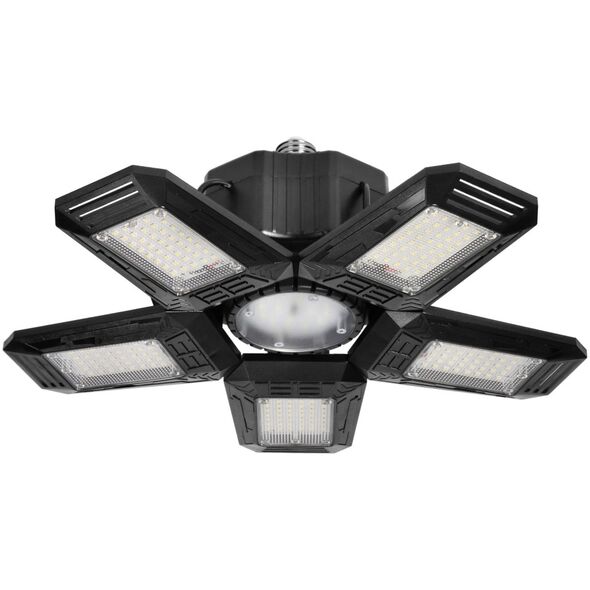 Orno RIGEL LED lampa warsztatowa składana 5-skrzydłowa, E27 55W, 6500K, 4950lm