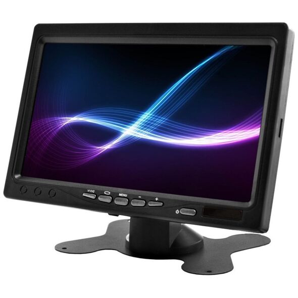 Nvox Nvox ahm612r-s dual monitor samochodowy wolnostojący lcd 7cali cali ahd/hd 4pin z ramką 12/24v zestaw