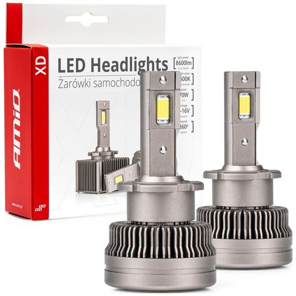 AMiO Żarówki żarniki led amio seria xd d2s d2r 6500k canbus amio-03311
