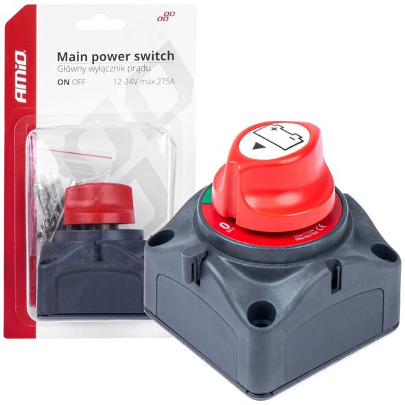AMiO Wyłącznik odłącznik prądu hebel akumulatora 275a amio-03028