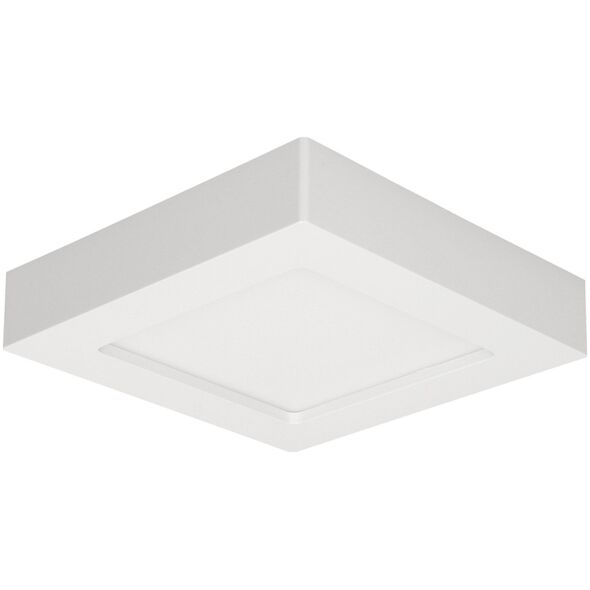 Orno LETI LED 12W, oprawa downlight, natynkowa, kwadratowa, 860lm, 4000K, biała, wbudowany zasilacz LED