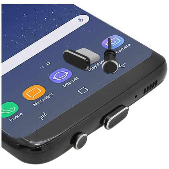 ATL DA23 Zaślepka przeciw kurzowi usb-c 2szt  black