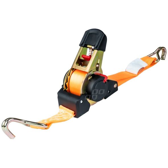 AMiO Pas transportowy z automatycznym zwijaczem 640kg 25mm 3,5m j-type amio-03319