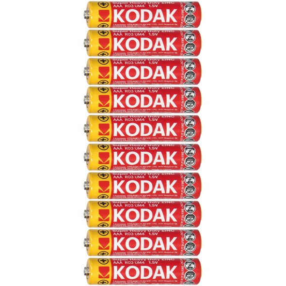 Orno Baterie Kodak ZINC Super Heavy Duty AAA LR03, 10 szt.