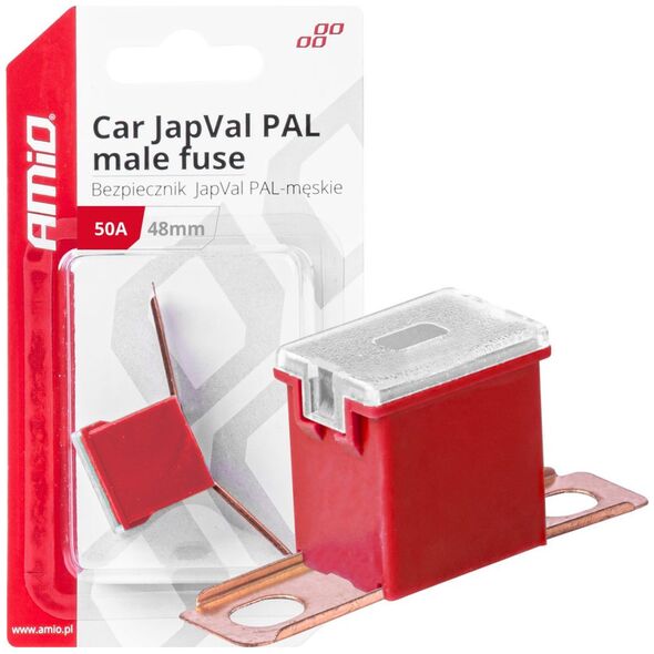 AMiO Bezpiecznik samochodowy japval pal męski 48mm 50a amio-03420