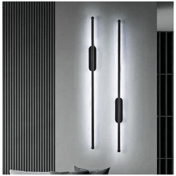 Kinkiet ATL ZD116A Lampa scienna czarna 100cm 6000k