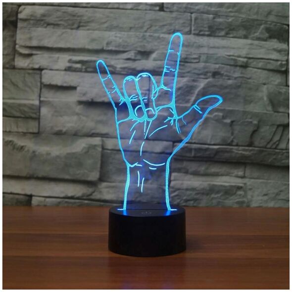 ATL ZD98I Lampka nocna ręka 3d led