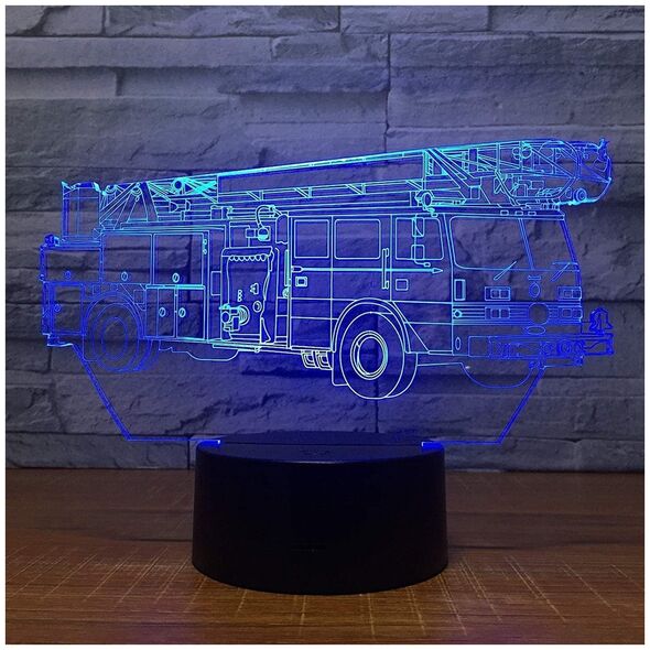 ATL ZD98A Lampka nocna straż pożarna 3d led