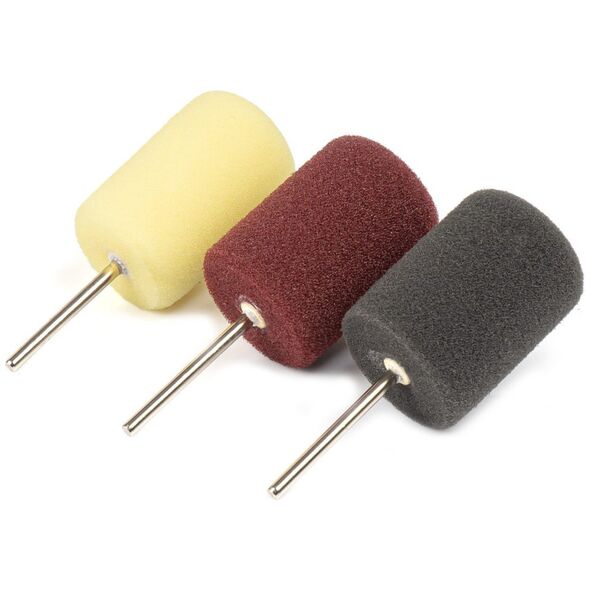 AMiO Gąbki pady polerskie mini zestaw do polerowania detali owalne 3 el. amio-03716