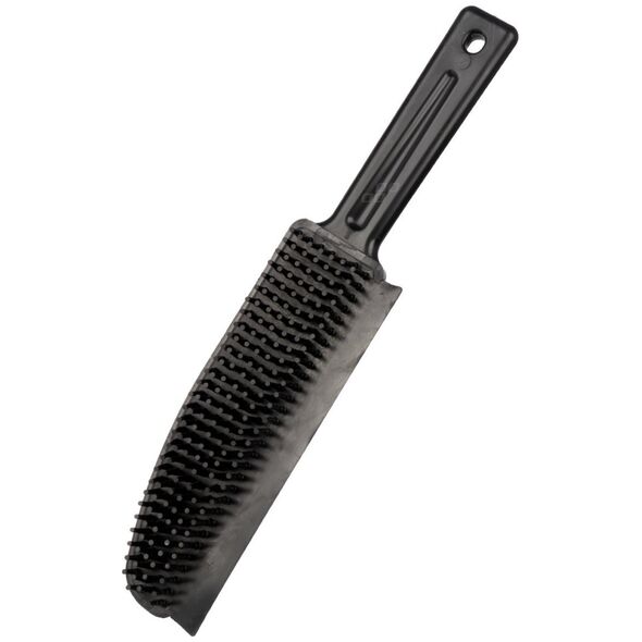 AMiO Szczotka do mycia czyszczenia tapicerki ze ściągaczką 25 cm amio-04034