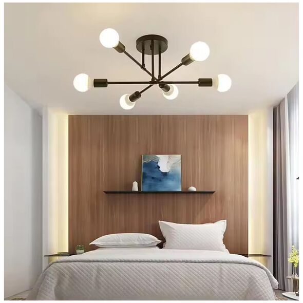 Lampa wisząca ATL ZD74N Lampa sufitowa wisząca loft 6       ramion