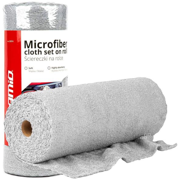 AMiO Ściereczki z mikrofibry ręczniki na rolce 30x30 cm 50 szt. 120g amio-03974