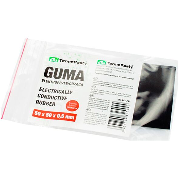 Blow 2356# Guma elektroprzewodząca 50x50x0,5mm ag