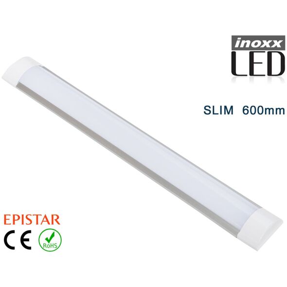 Lampa sufitowa Nvox Lampa liniowa natynkowa panel led slim 60cm 18w 4000k neutralna