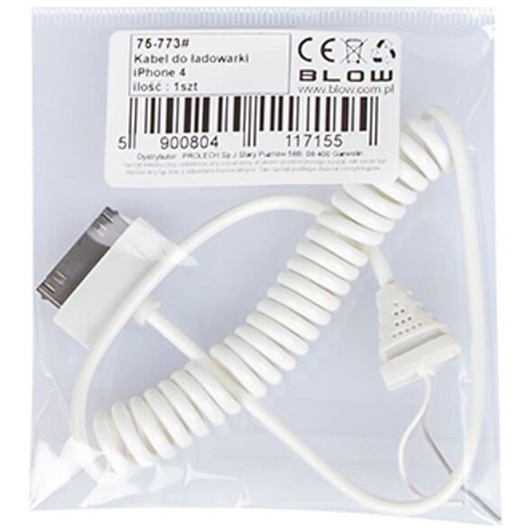 Kabel USB Blow 75-773# Kabel do ładowarki iphone 4