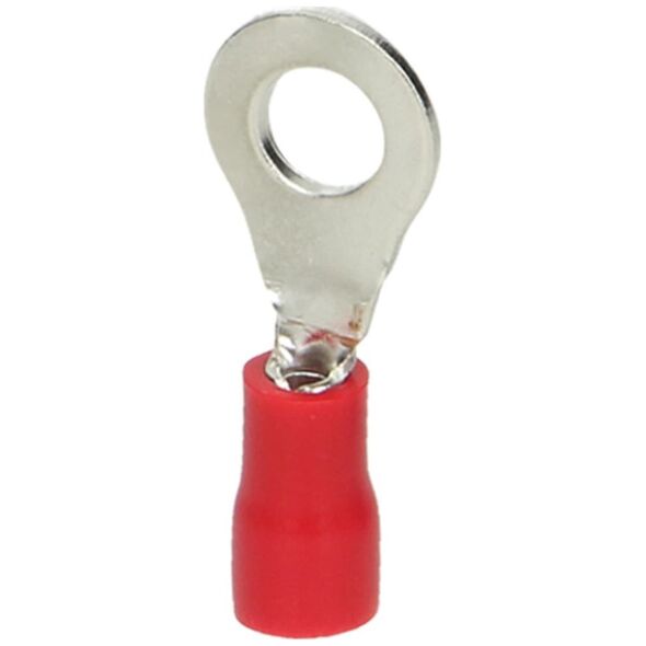Orno Końcówka Orno OR-KK-8102/1/6/B1 oczkowa izolowana przekrój maksymalny 1mm2 oczko na śrubę M6 Blister 10 szt.