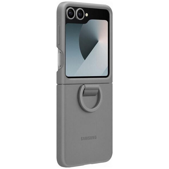 Samsung Samsung Silicone Case m. Ring Galaxy Z Flip6 grau