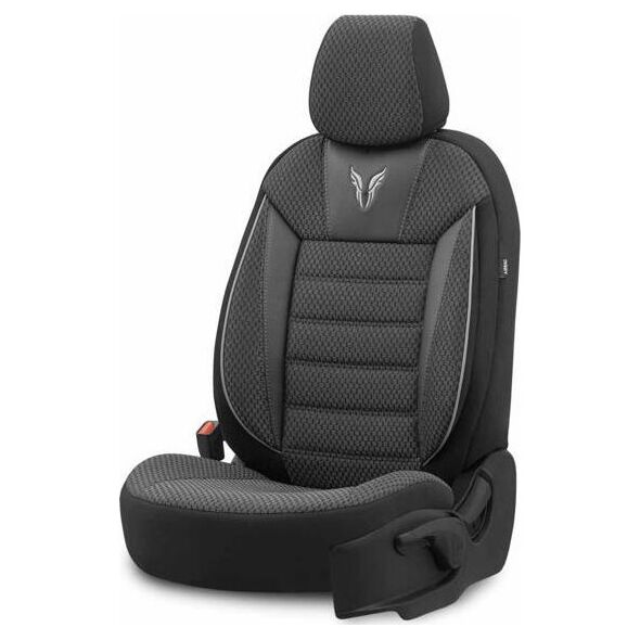 AMiO Komplet pokrowców na fotele samochodowe OTOM TORO 902 BLACK/SMOKED NZ