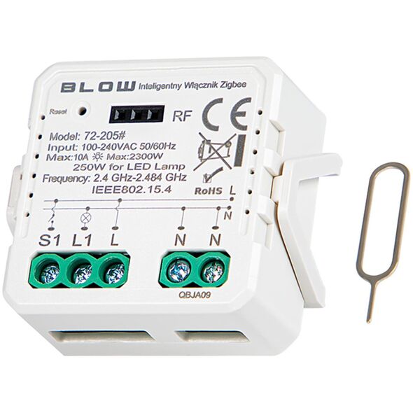 Blow 72-205# Inteligentny włącznik dopuszkowy sterowany zigbee tuya