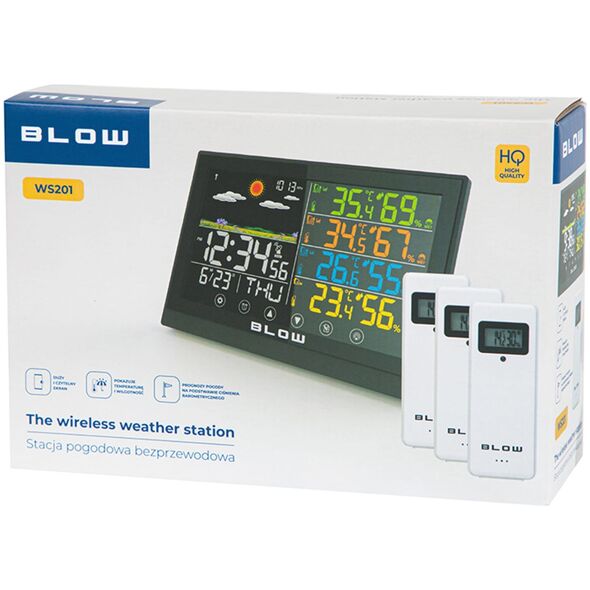 Blow 50-383# Stacja pogodowa bezprzewodowa blow ws201