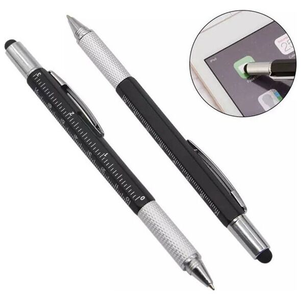Aptel WIELOFUNKCYJNY DŁUGOPIS Multitool Zestaw Narzędzi 6w1 AG850