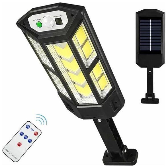 Aptel Wisząca LAMPA Solarna LED 300W natynkowa + pilot zdalnego sterowania ZD96