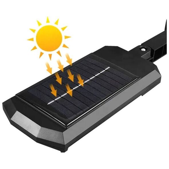 Aptel Wisząca LAMPA Solarna LED 300W natynkowa + pilot zdalnego sterowania ZD96