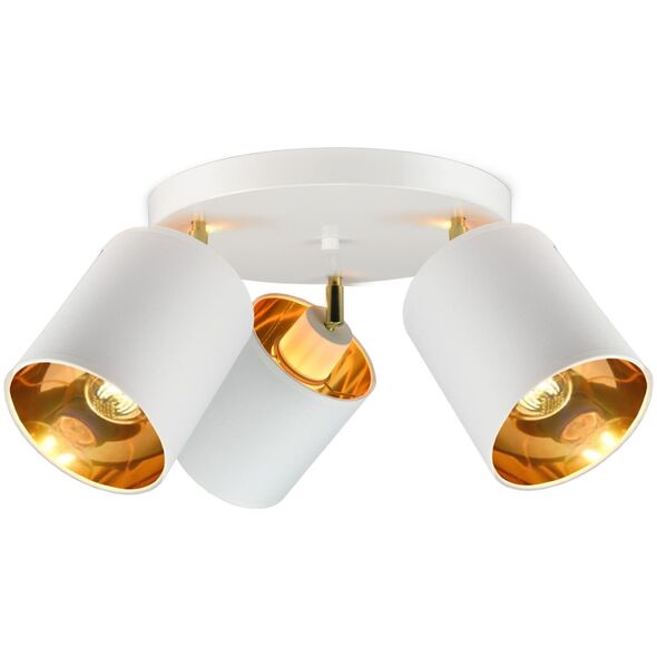 Lampa sufitowa Orno BATI oprawa ścienno-sufitowa, moc max. 3x60W, E27, biała